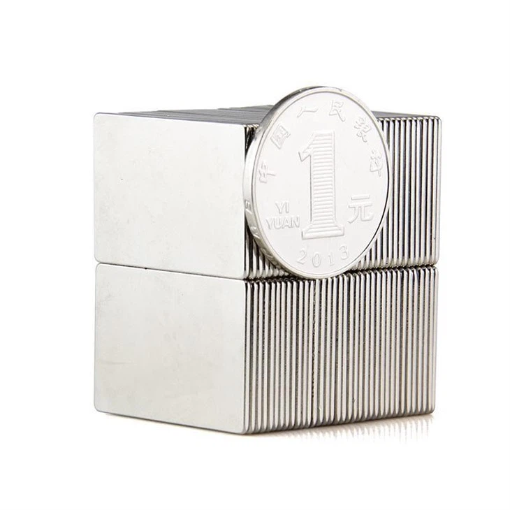 Customizable Small Powerful Ultra Thin Square Neodymium Magnet For Micro Motor & Precision Instruments factory