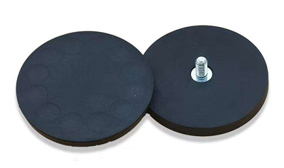 Тежкотоварен магнит с гумено покритие за закрепване на светлини и камери на превозни средства