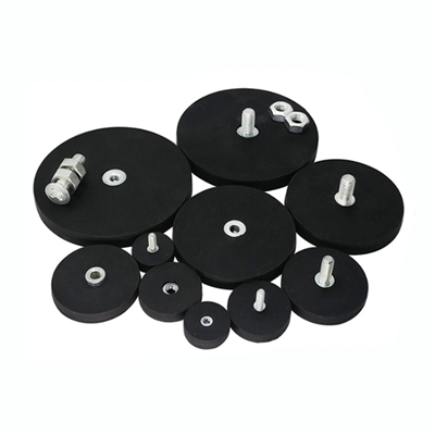 Защитни магнити с черно гумено-покритие|Изберете от 3 стила